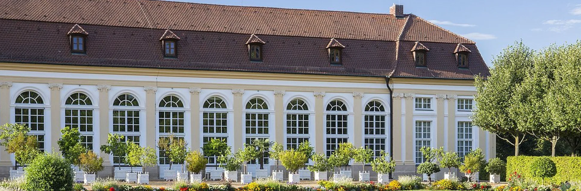 Orangerie in Ansbach als regionaler Bezug zu Franken